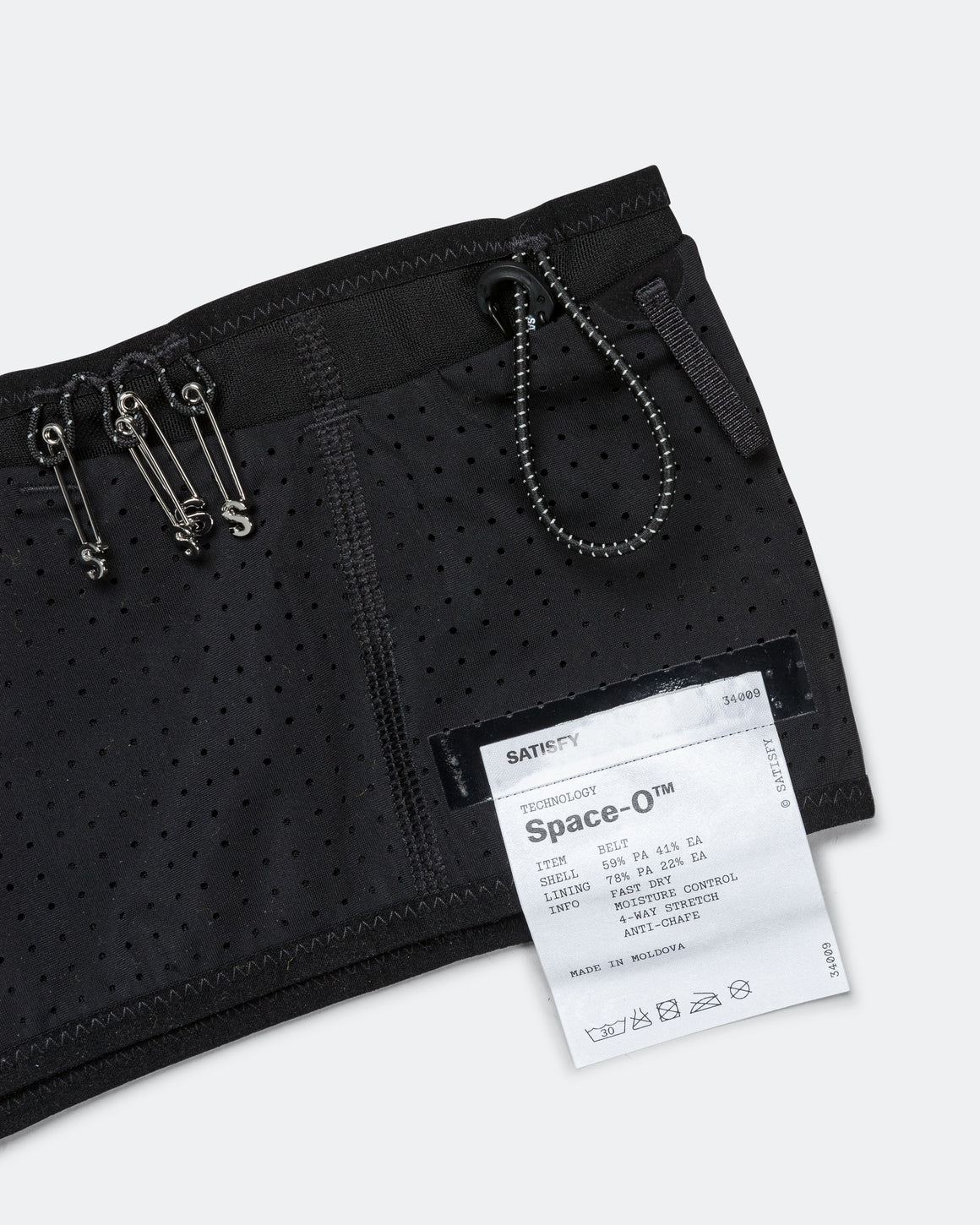 Satisfy - Space-O Belt - Black - Up There Athletics