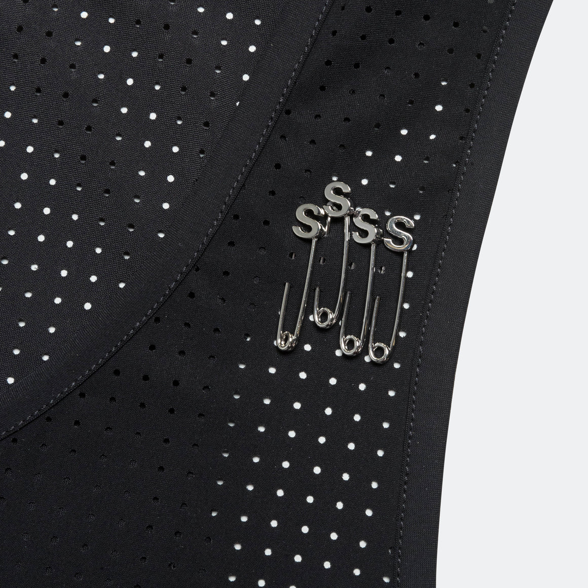 Satisfy - Space-O Singlet - Black - Up There Athletics