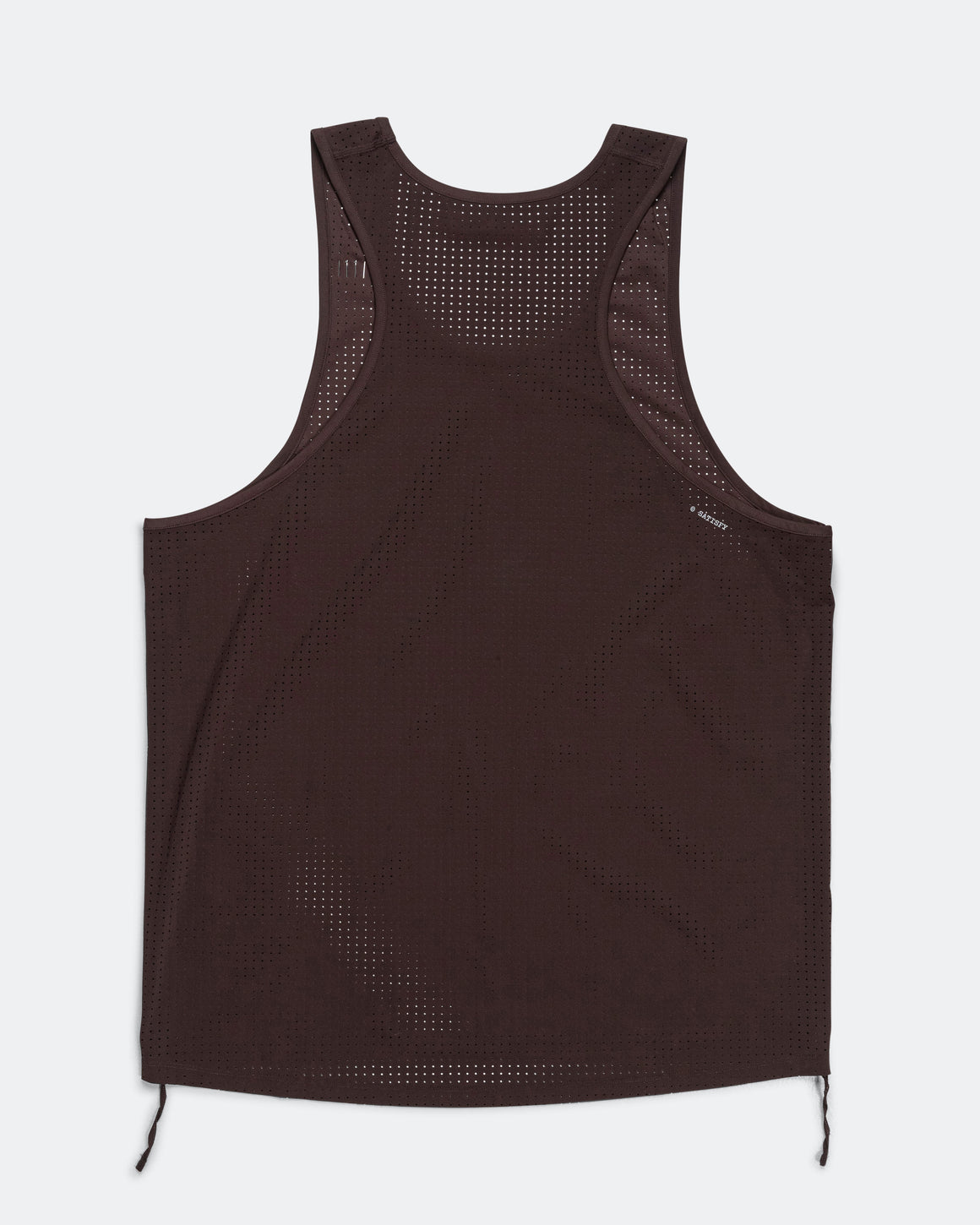 Satisfy - Space-O Singlet - Deep Mahogany - Up There Athletics
