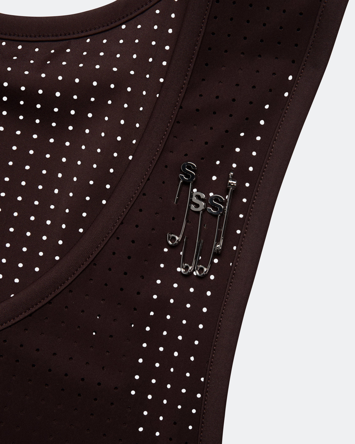 Satisfy - Space-O Singlet - Deep Mahogany - Up There Athletics