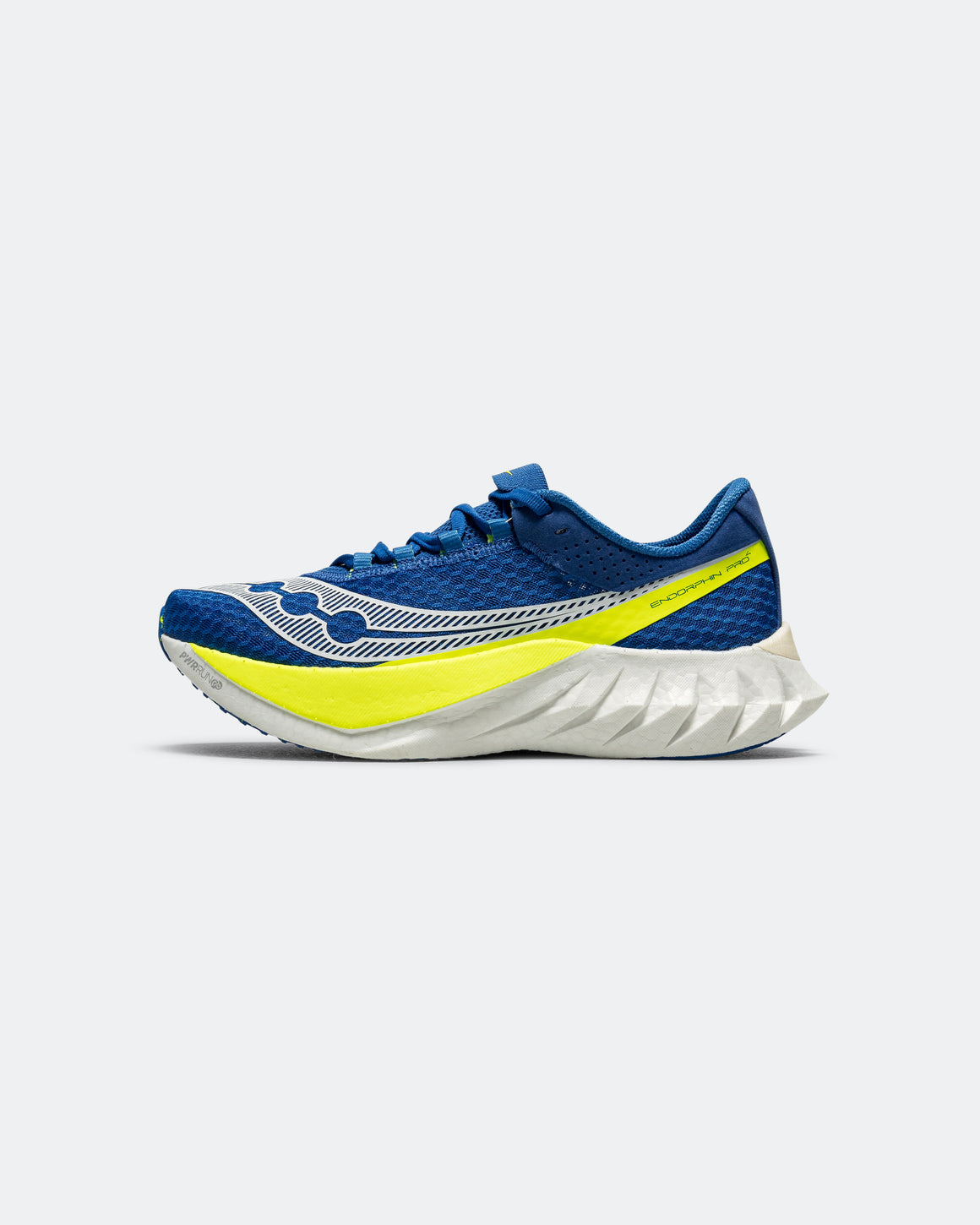 Saucony - Mens Endorphin Pro 4 - Lapis/Citron - Up There Athletics
