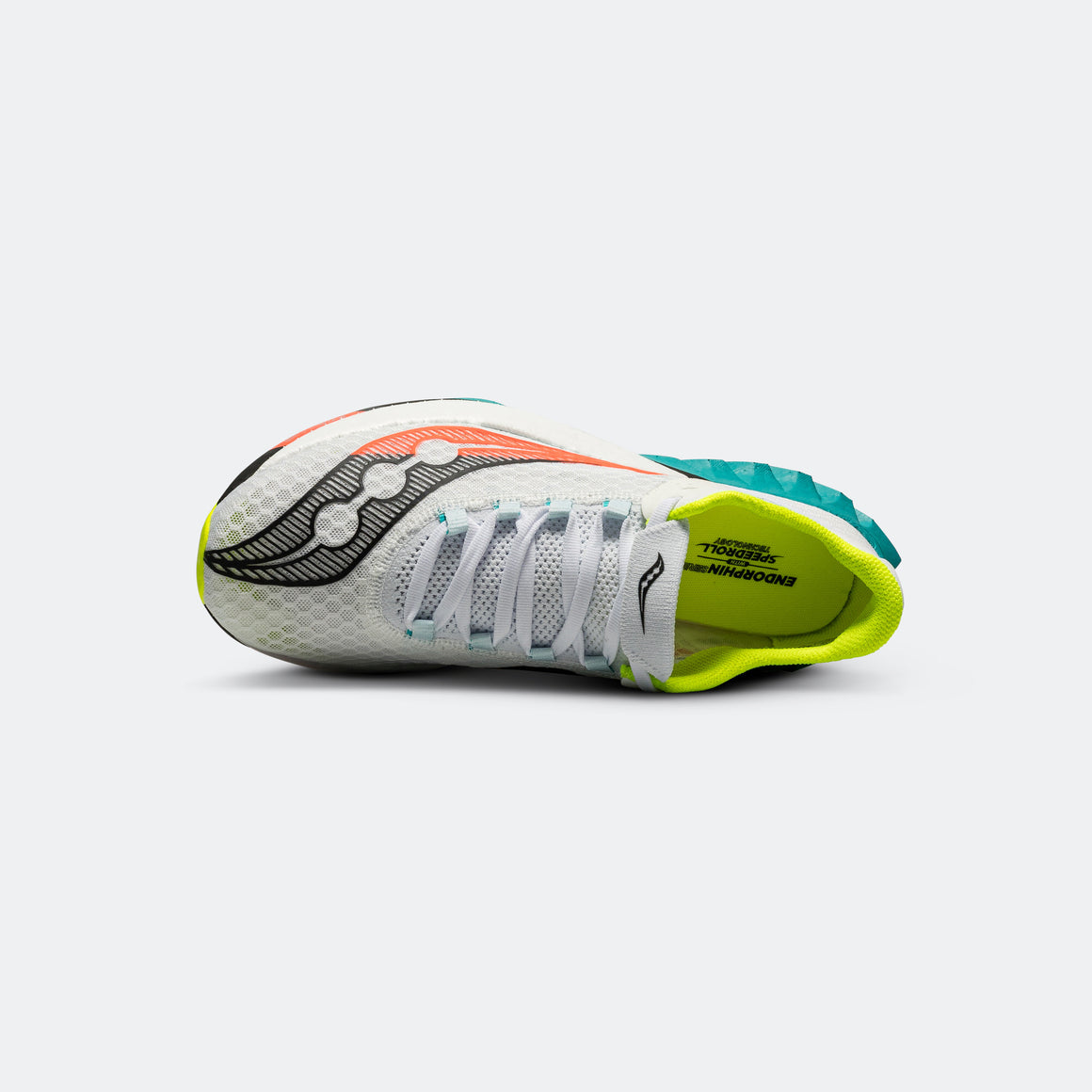 Saucony - Womens Endorphin Pro 4 - White/Mutant - Up There Athletics