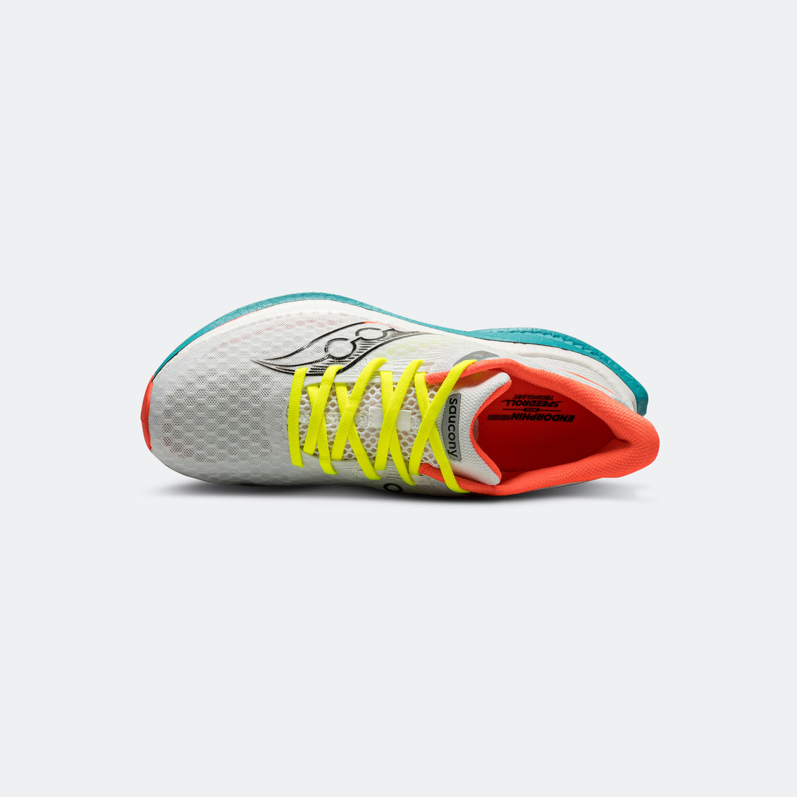 Saucony - Womens Endorphin Speed 5 - White/Mutant - Up There Athletics