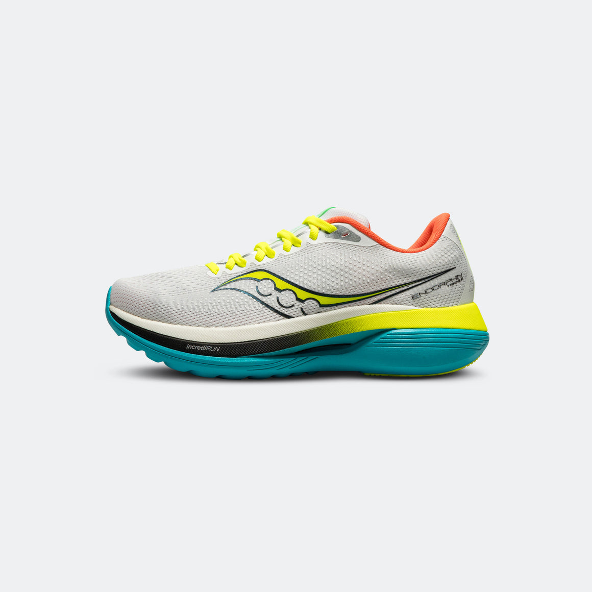 Saucony - Womens Endorphin Trainer - White/Mutant - Up There Athletics