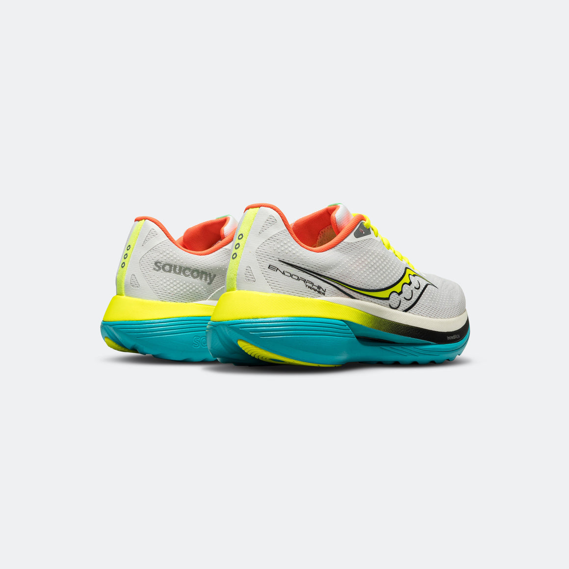 Saucony - Mens Endorphin Trainer - White/Mutant - Up There Athletics