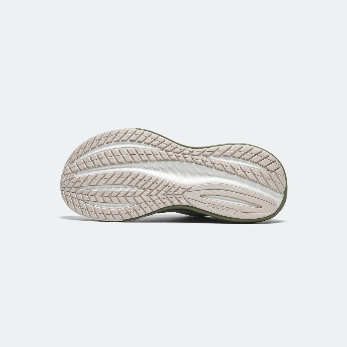 Saucony - Mens Triumph 22 - White/Olivine - Up There Athletics