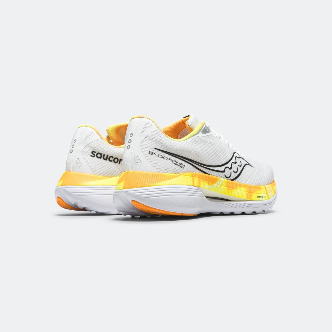 Saucony - Womens Endorphin Trainer - White/Black - Up There Athletics