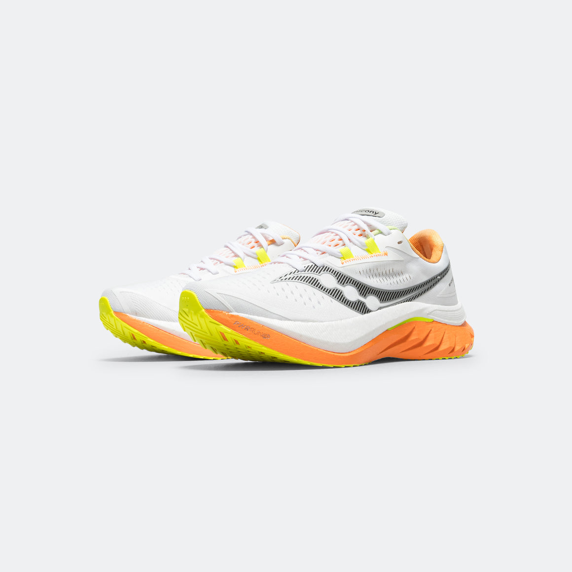 Saucony - Mens Endorphin Speed 4 - White/Peel - Up There Athletics