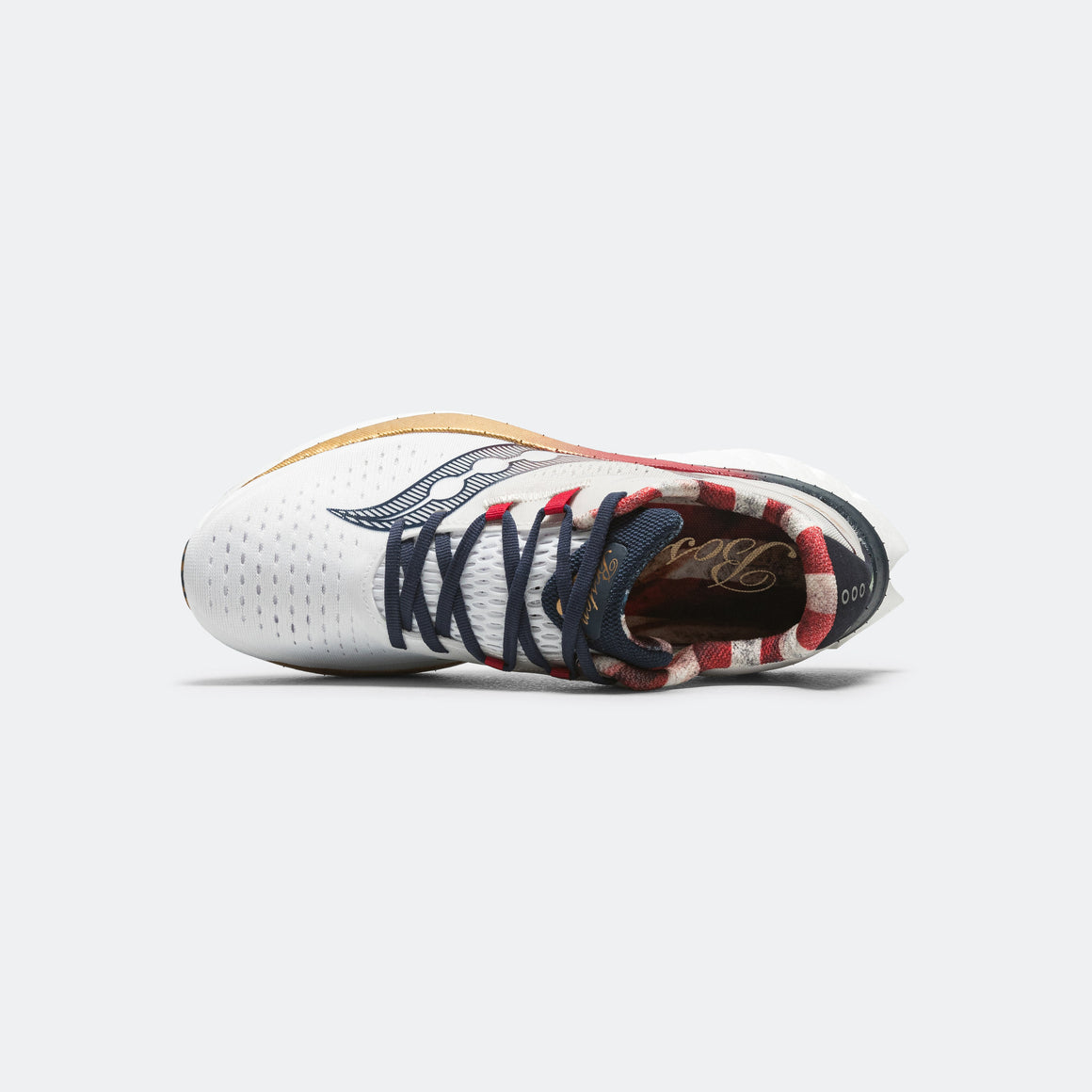 Saucony - Womens Endorphin Speed 4 - White/Navy - Up There Athletics