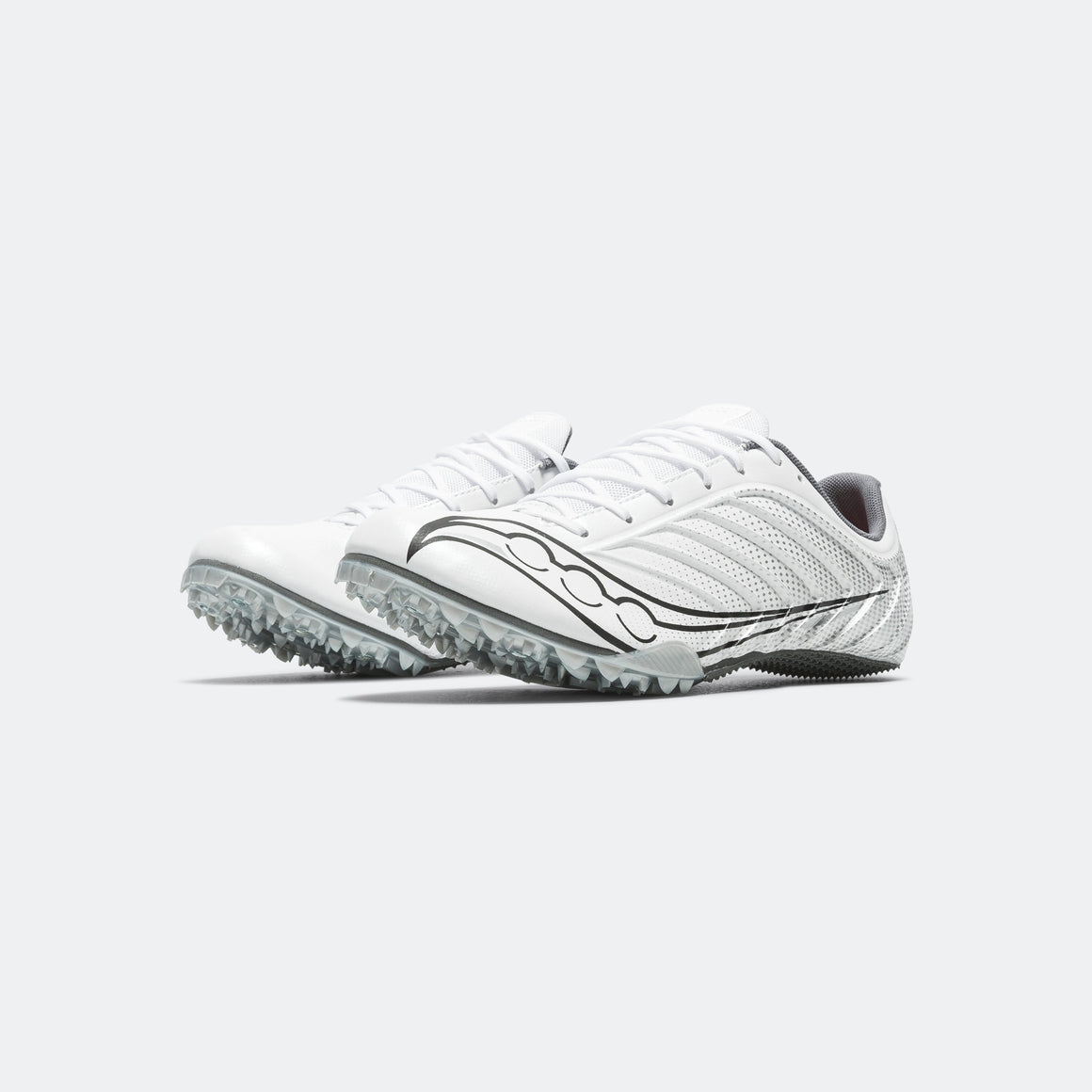 Saucony - Mens Spitfire 5 - White/Carbon - Up There Athletics