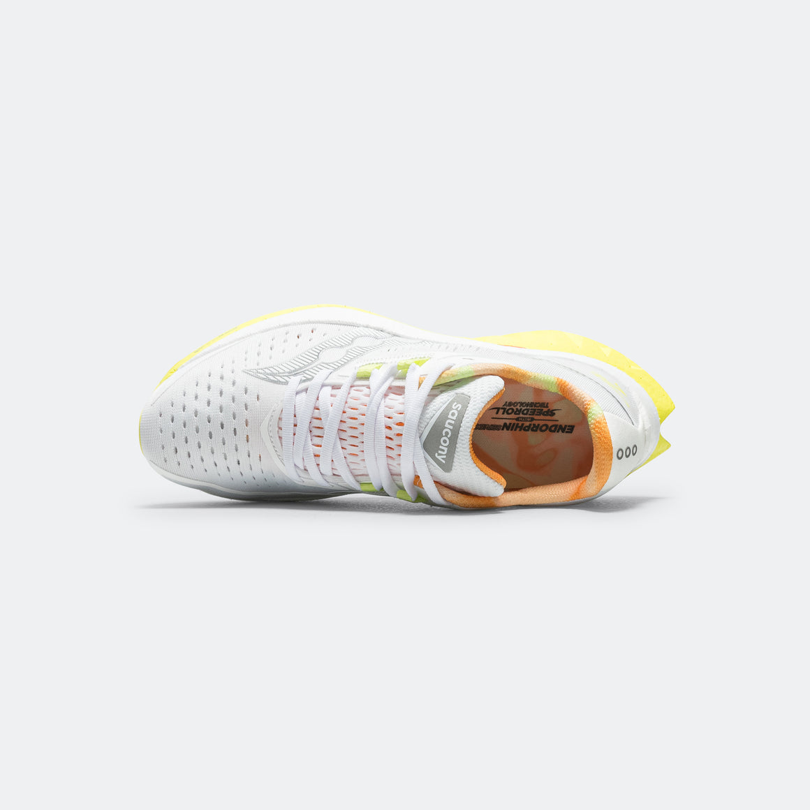 Saucony - Womens Endorphin Speed 4 - White/Sunny - Up There Athletics