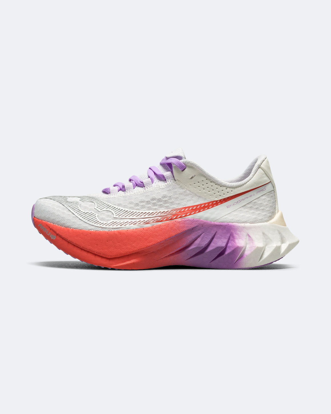 Saucony - Womens Endorphin Pro 4 - White/Crocus - Up There Athletics