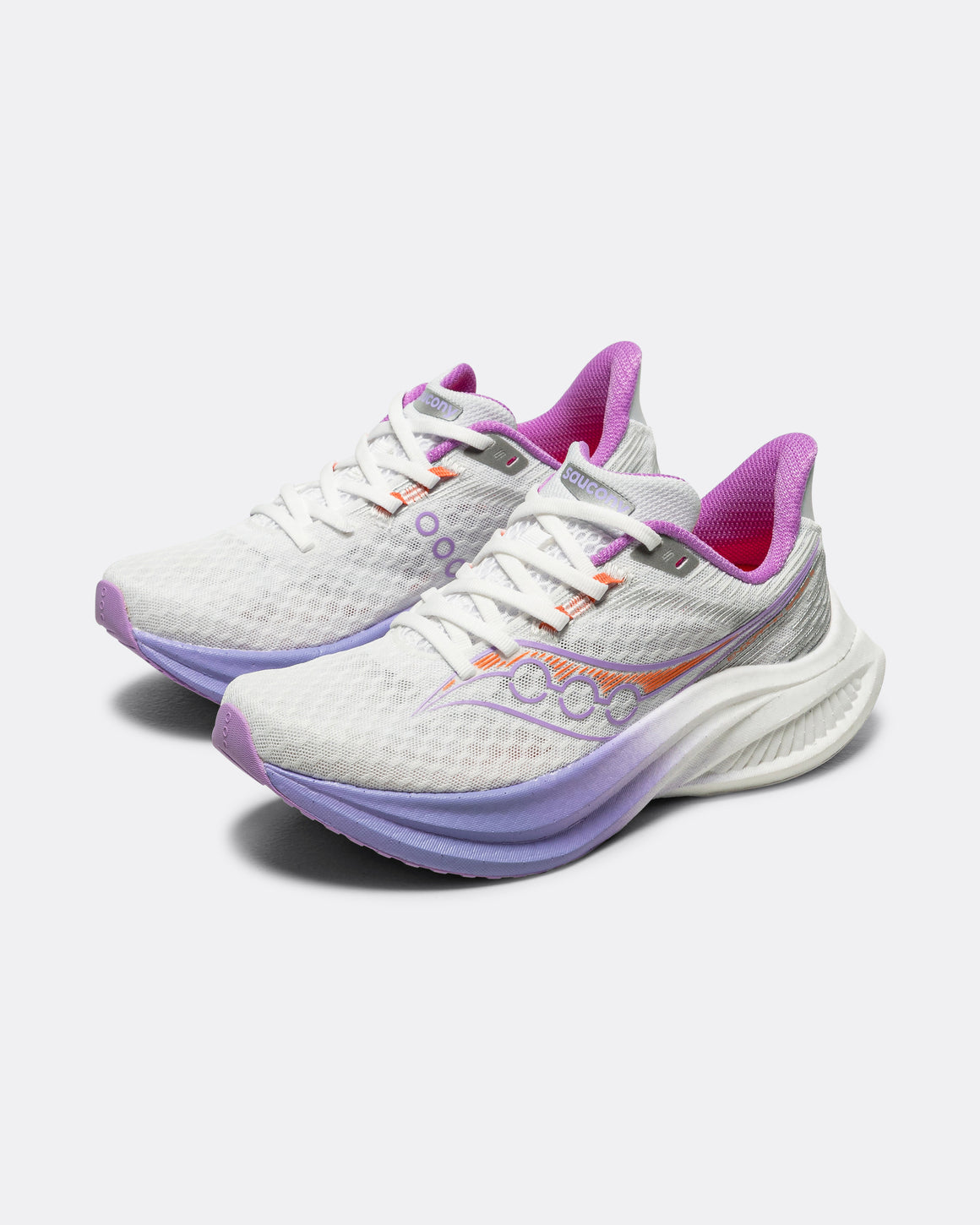 Saucony - Womens Endorphin Speed 5 - White/Crocus - Up There Athletics