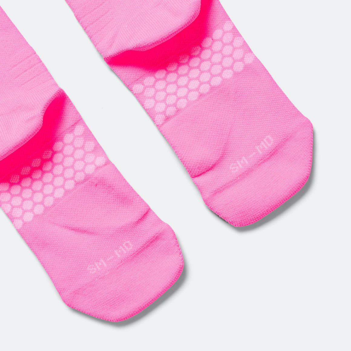 Shyu - Half Crew Racing Socks - Pink/Pink - Up There Athletics