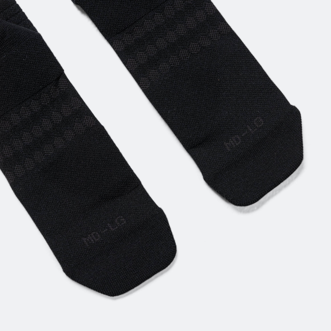 Shyu - Half Crew Racing Socks - Black/Black/Black - Up There Athletics