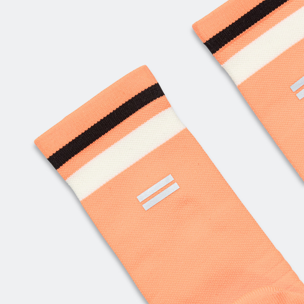 Shyu - Half Crew Racing Socks - Mango/Cream-Black - Up There Athletics