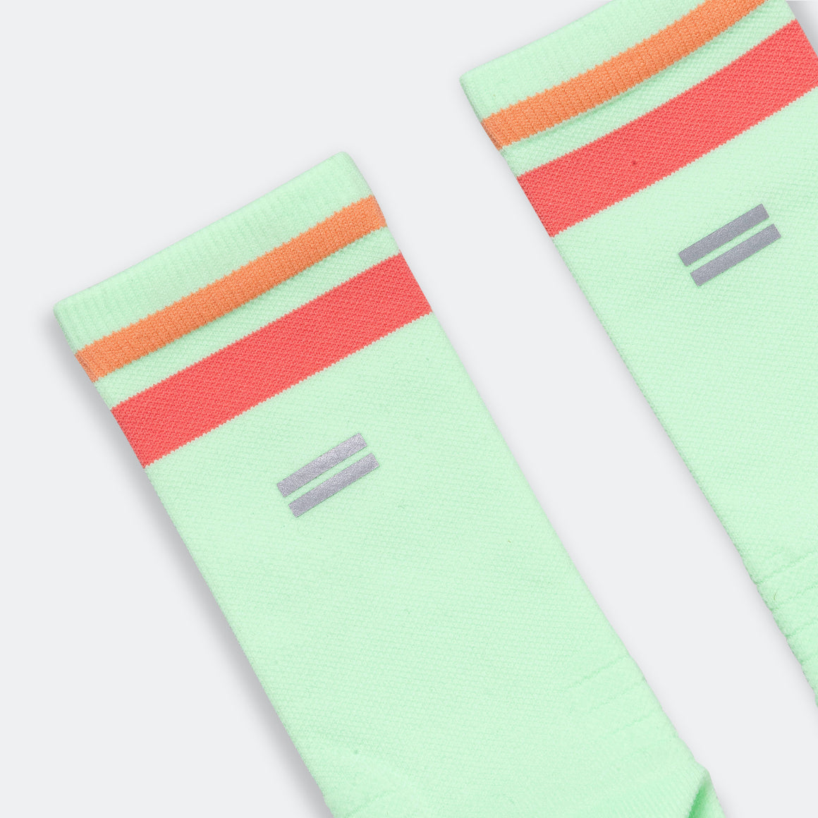 Shyu - Half Crew Racing Socks - Mint/Dust-Clay - Up There Athletics