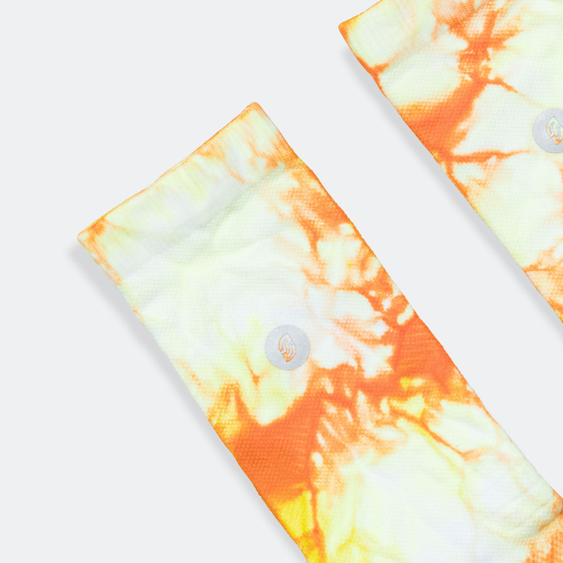 Shyu - Half Crew Racing Socks - Orange/Zest-White - Up There Athletics