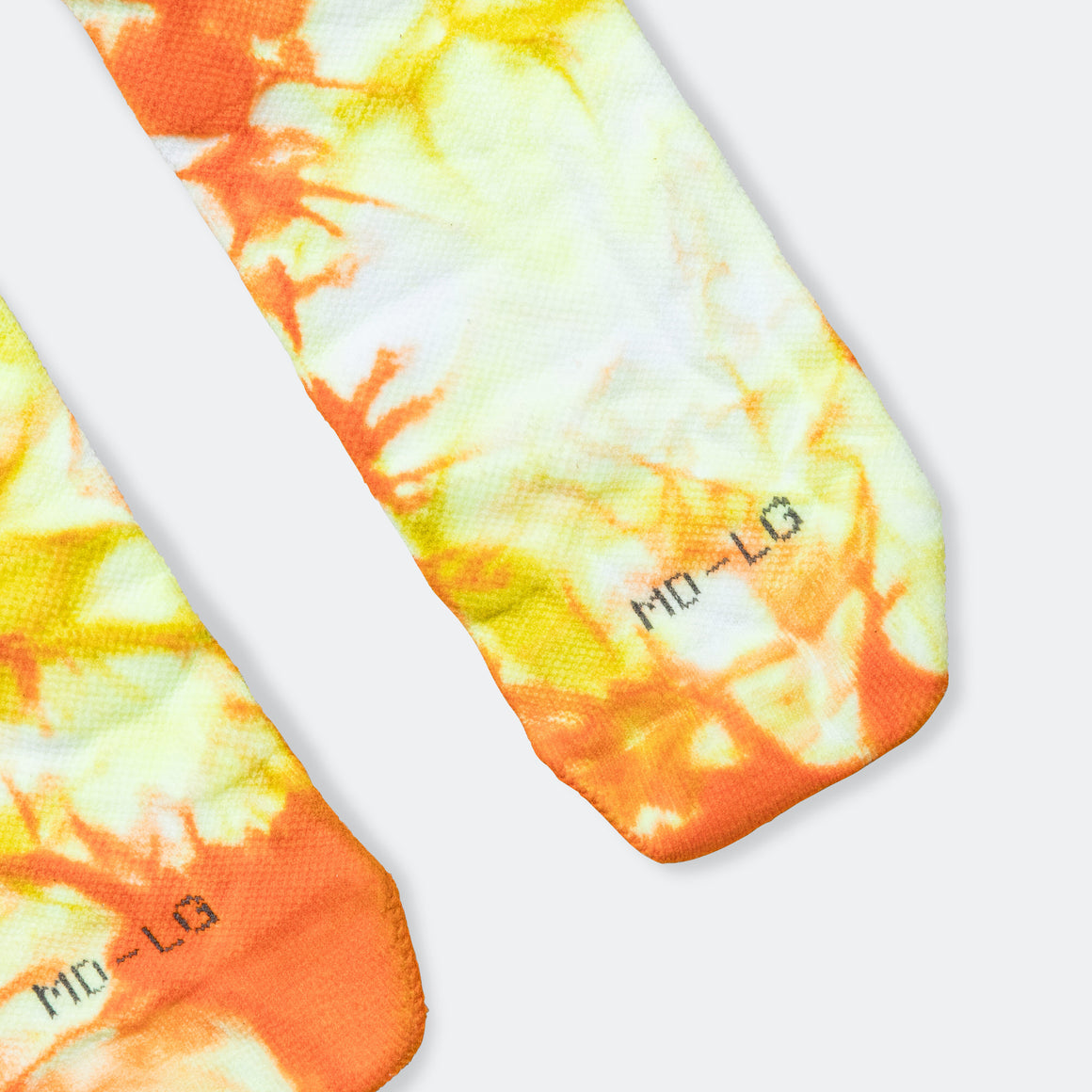 Shyu - Half Crew Racing Socks - Orange/Zest-White - Up There Athletics