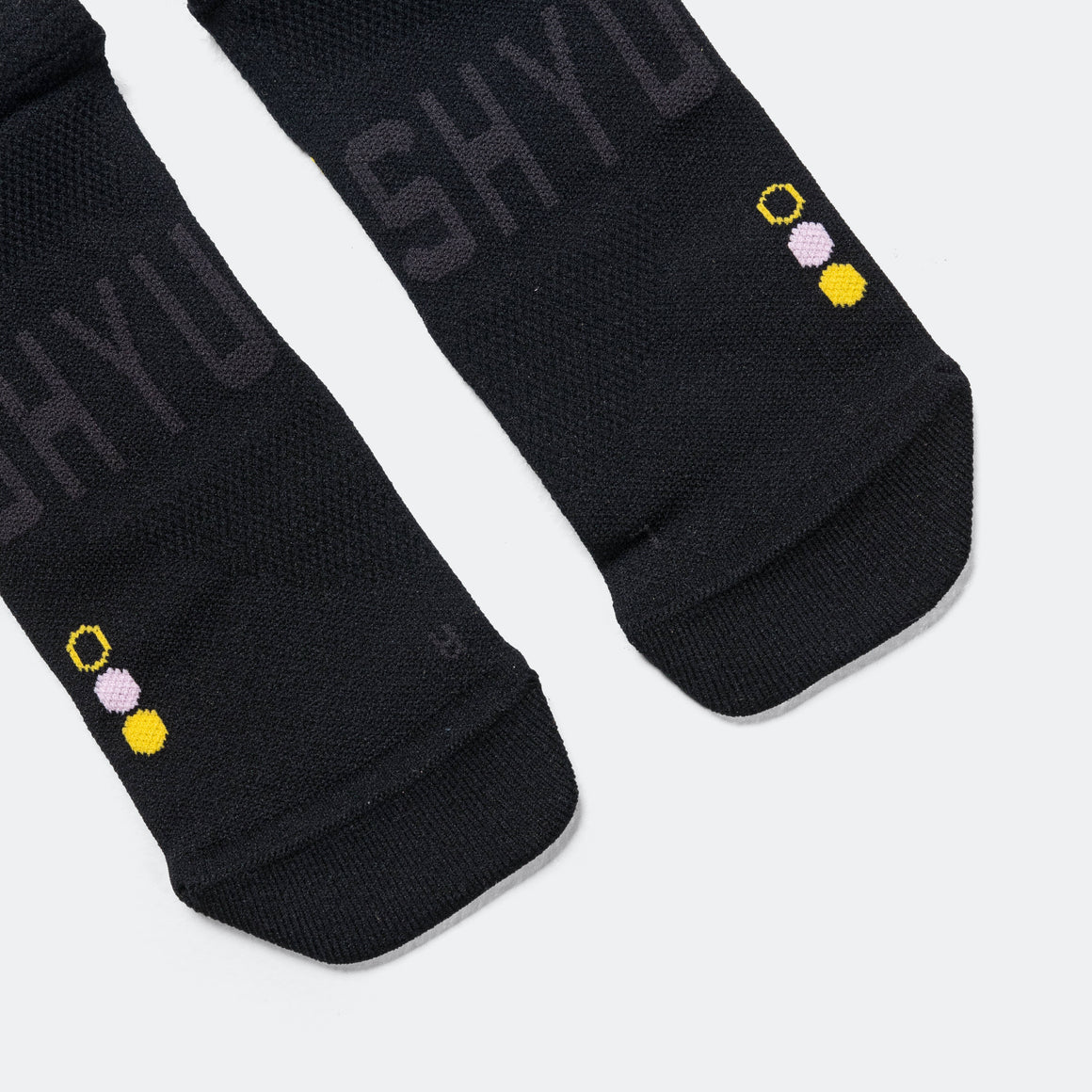 Shyu - Quarter Crew - Black/Pastel - Amber - Up There Athletics