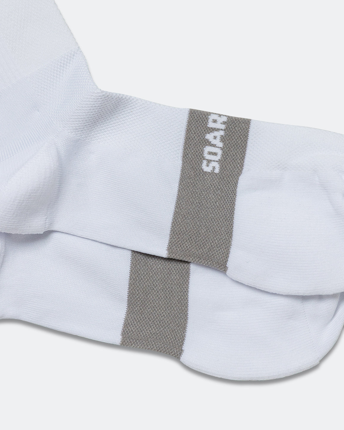 Soar - Core Crew Sock - White - Up There Athletics