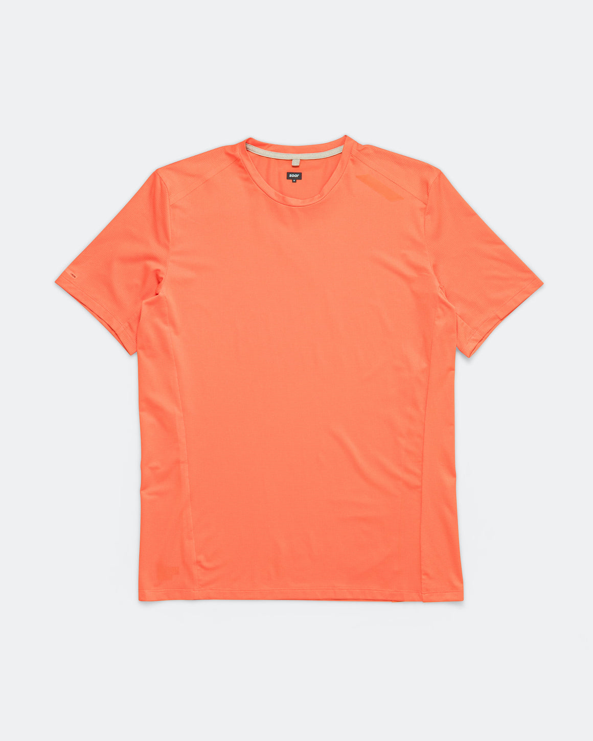 Soar - Mens Eco Tech T - Orange - Up There Athletics