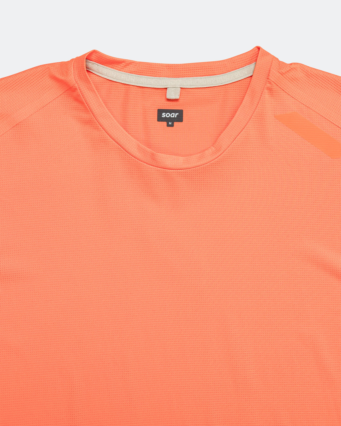 Soar - Mens Eco Tech T - Orange - Up There Athletics