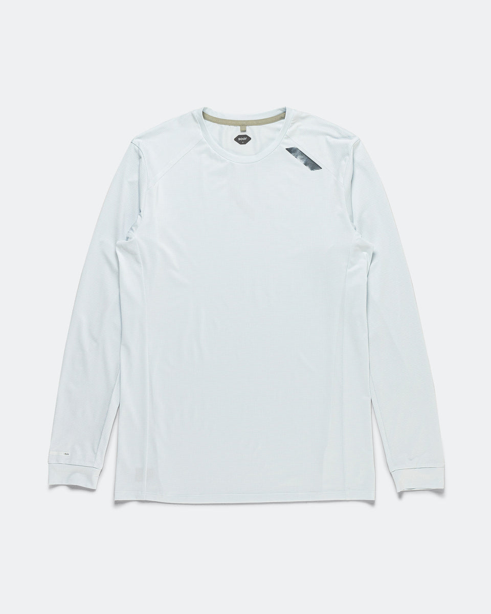 Soar - Mens LS Tech T - Halogen Blue | Up There Athletics