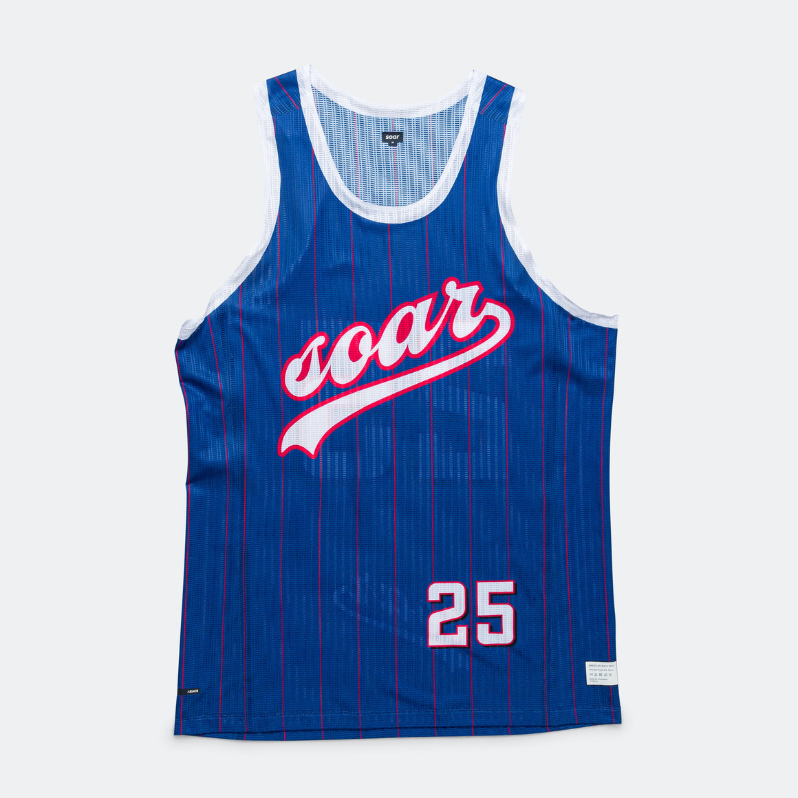Soar - Mens American Race Vest - Blue/Red - Up There Athletics