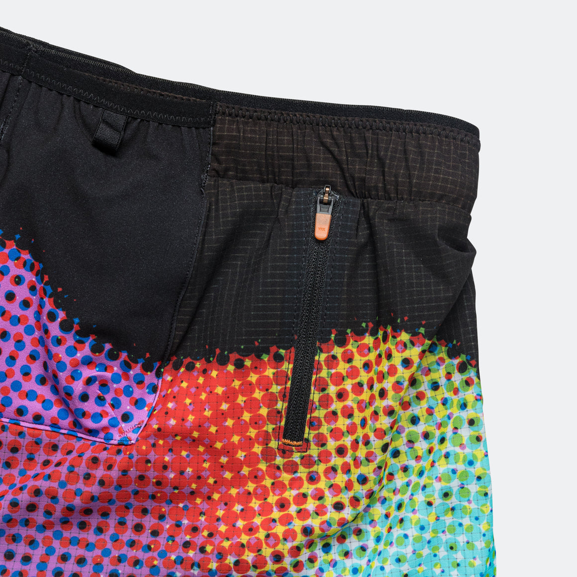 Soar - Mens Marathon Shorts - Black Dot - Up There Athletics