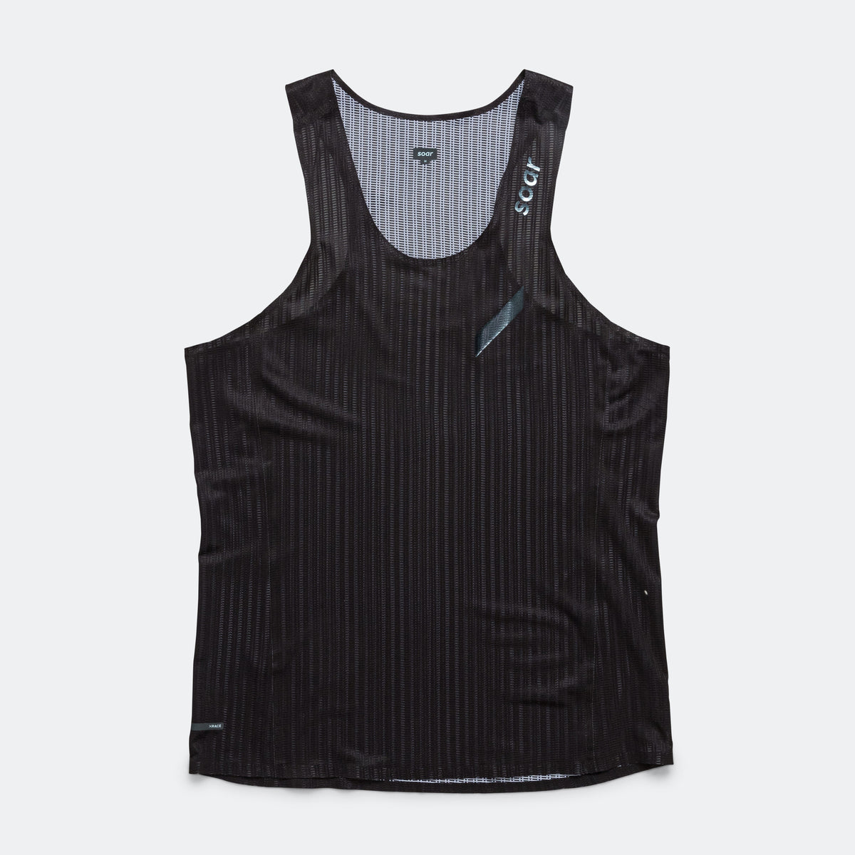 その他 SOAR Running Mens Race Vest black M Soar Mens Race Vest - Black/Black | Up There Athletics