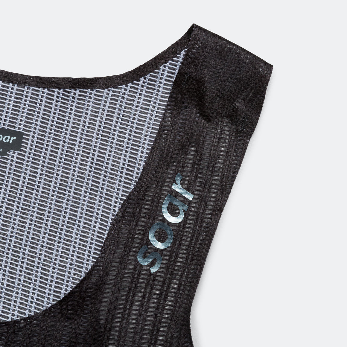 Soar - Mens Race Vest - Black/Black - Up There Athletics