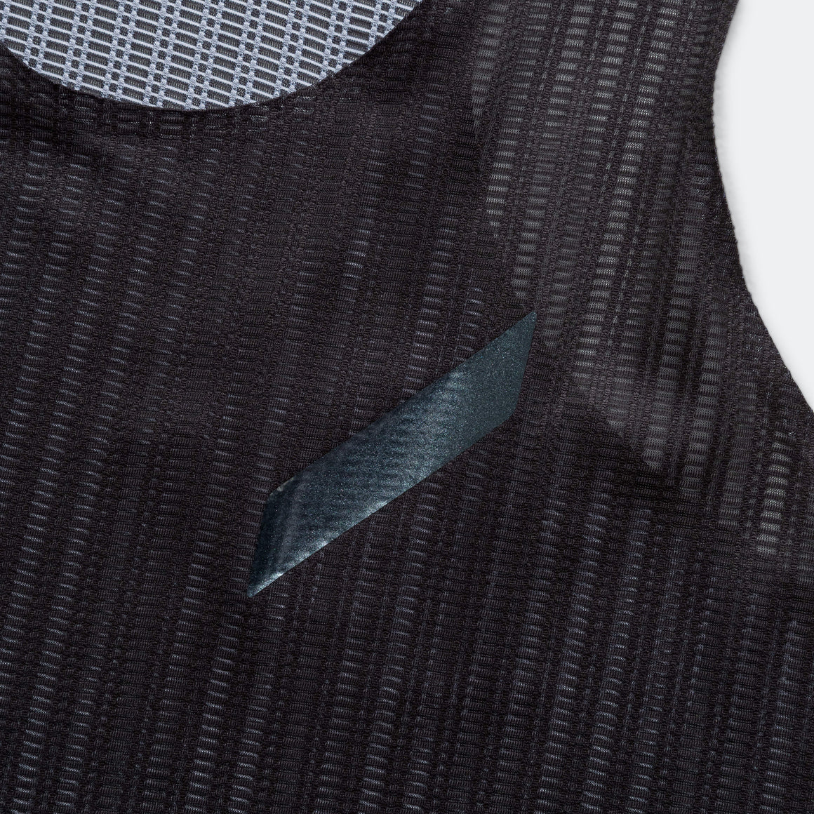 Soar - Mens Race Vest - Black/Black - Up There Athletics