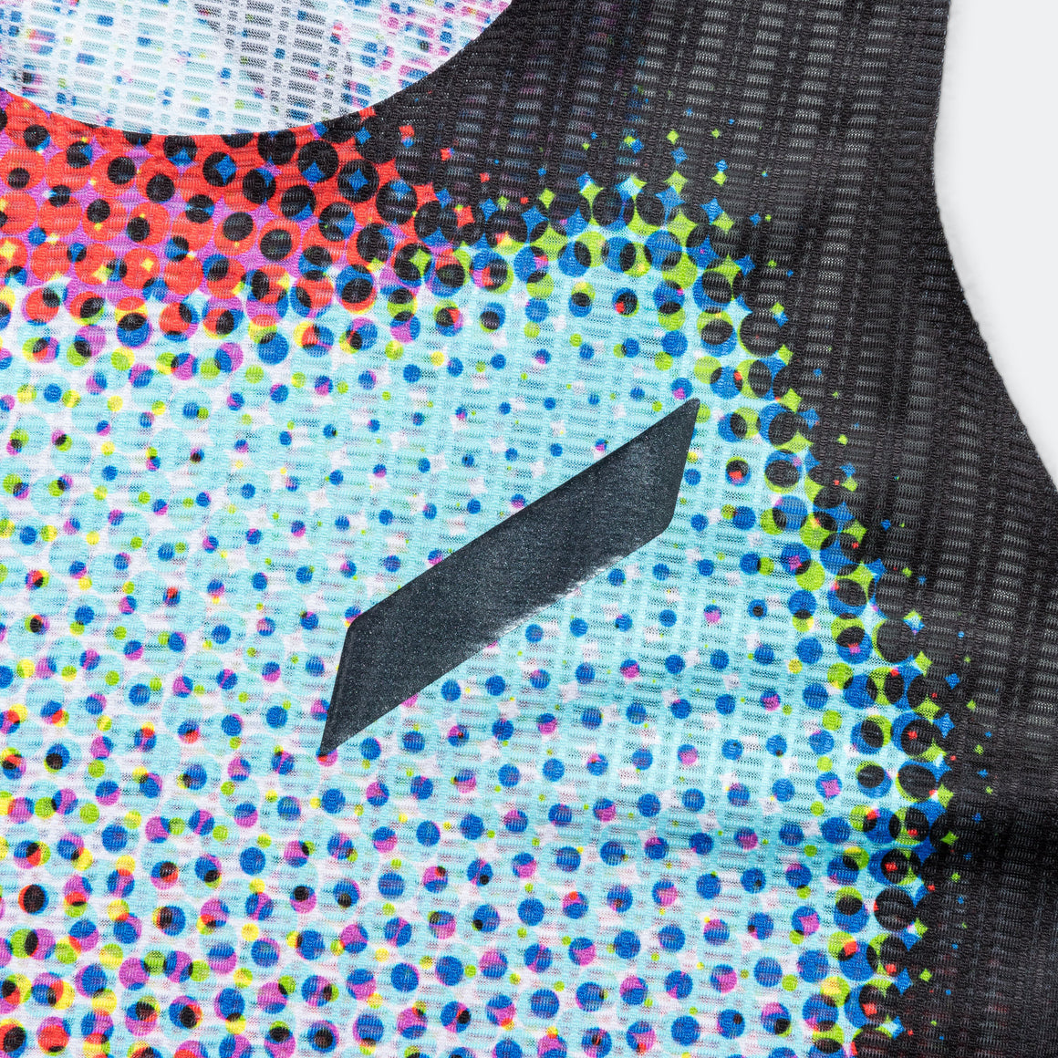Soar - Mens Race Vest - Black Dot - Up There Athletics