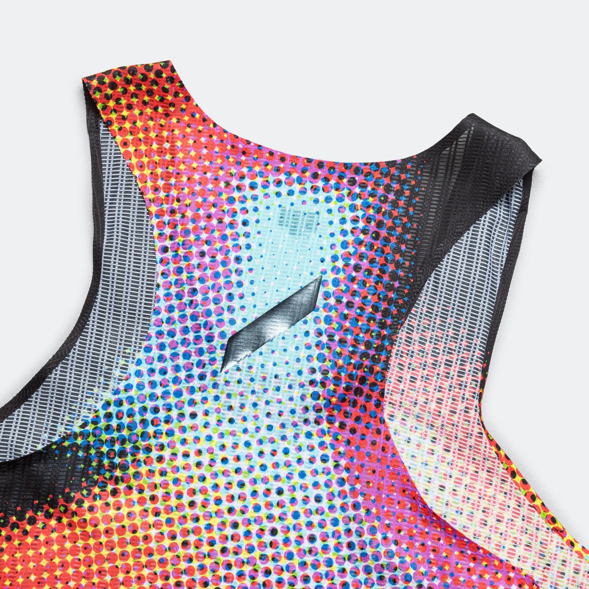 Soar - Mens Race Vest - Black Dot - Up There Athletics
