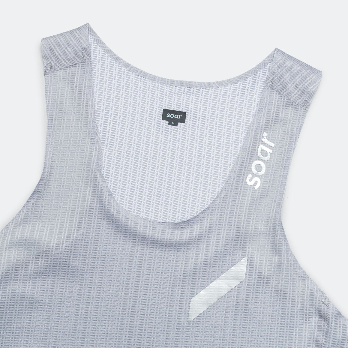 Soar - Mens Race Vest - Grey/Grey - Up There Athletics