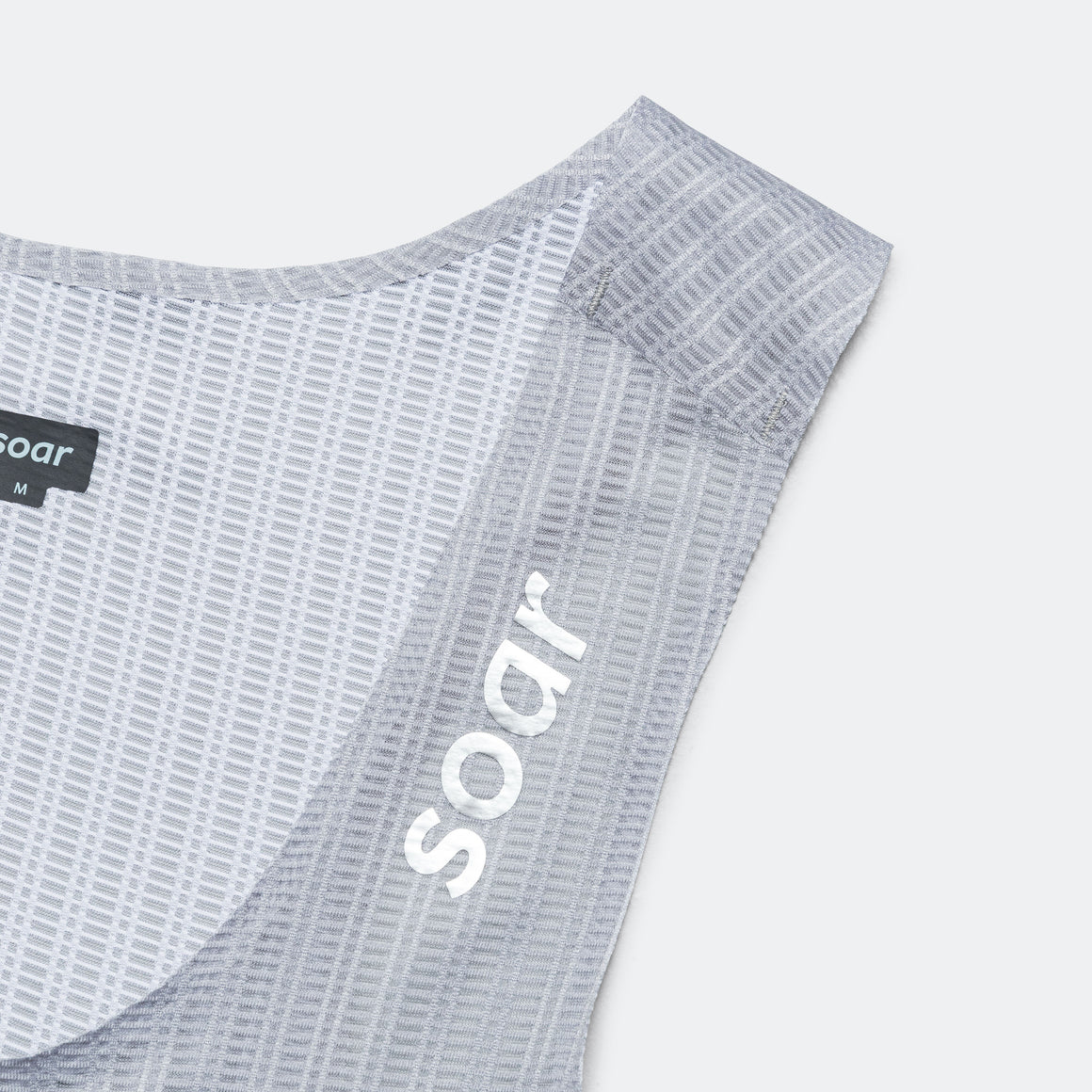 Soar - Mens Race Vest - Grey/Grey - Up There Athletics