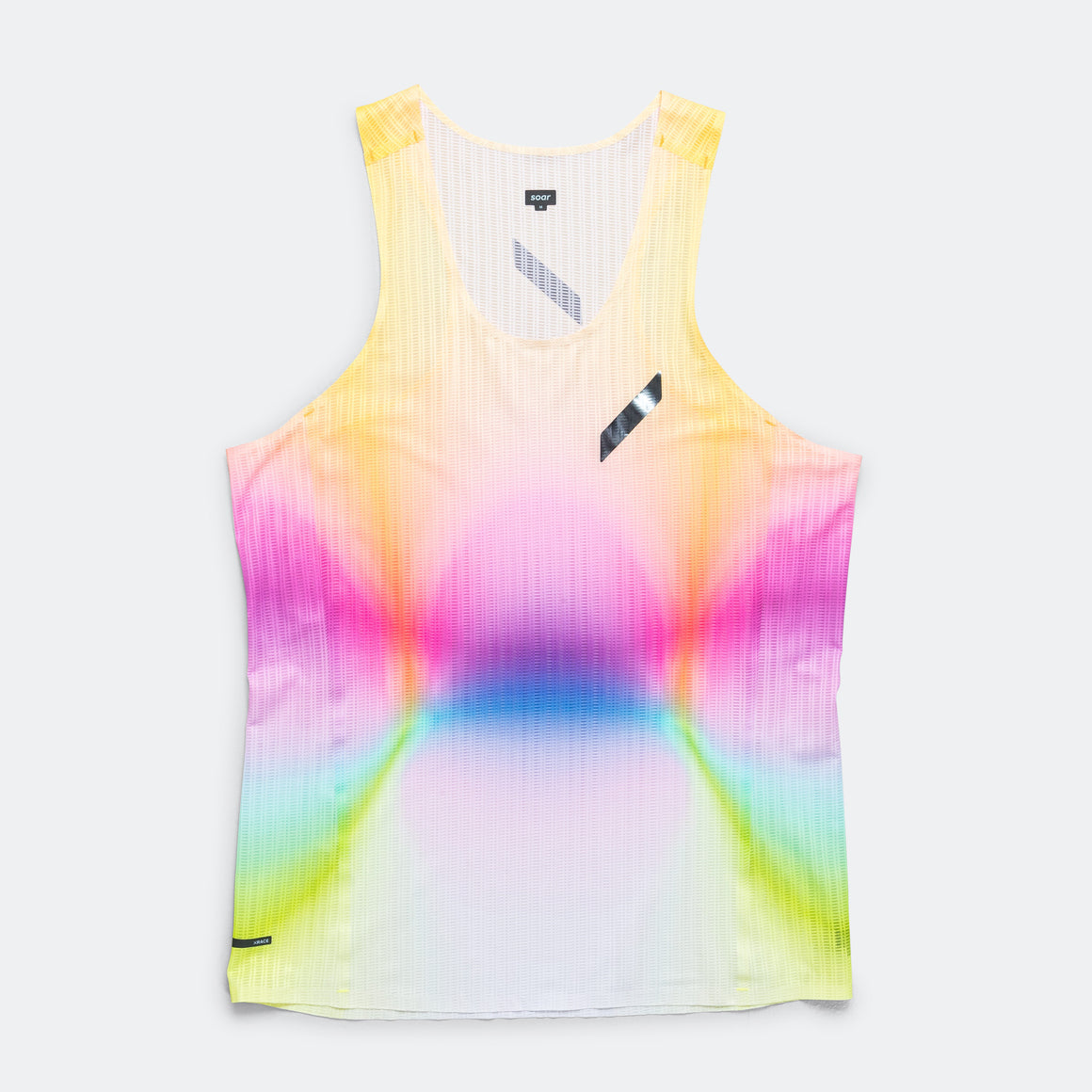 Soar - Mens Race Vest - Summer Rainbow - Up There Athletics