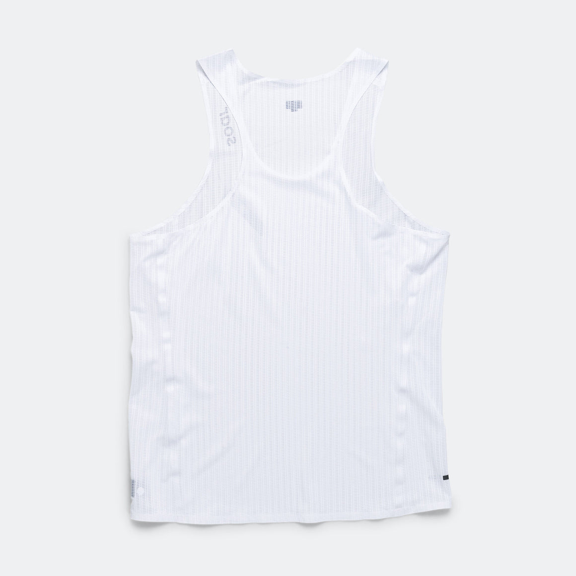 Soar - Mens Race Vest - White/White - Up There Athletics