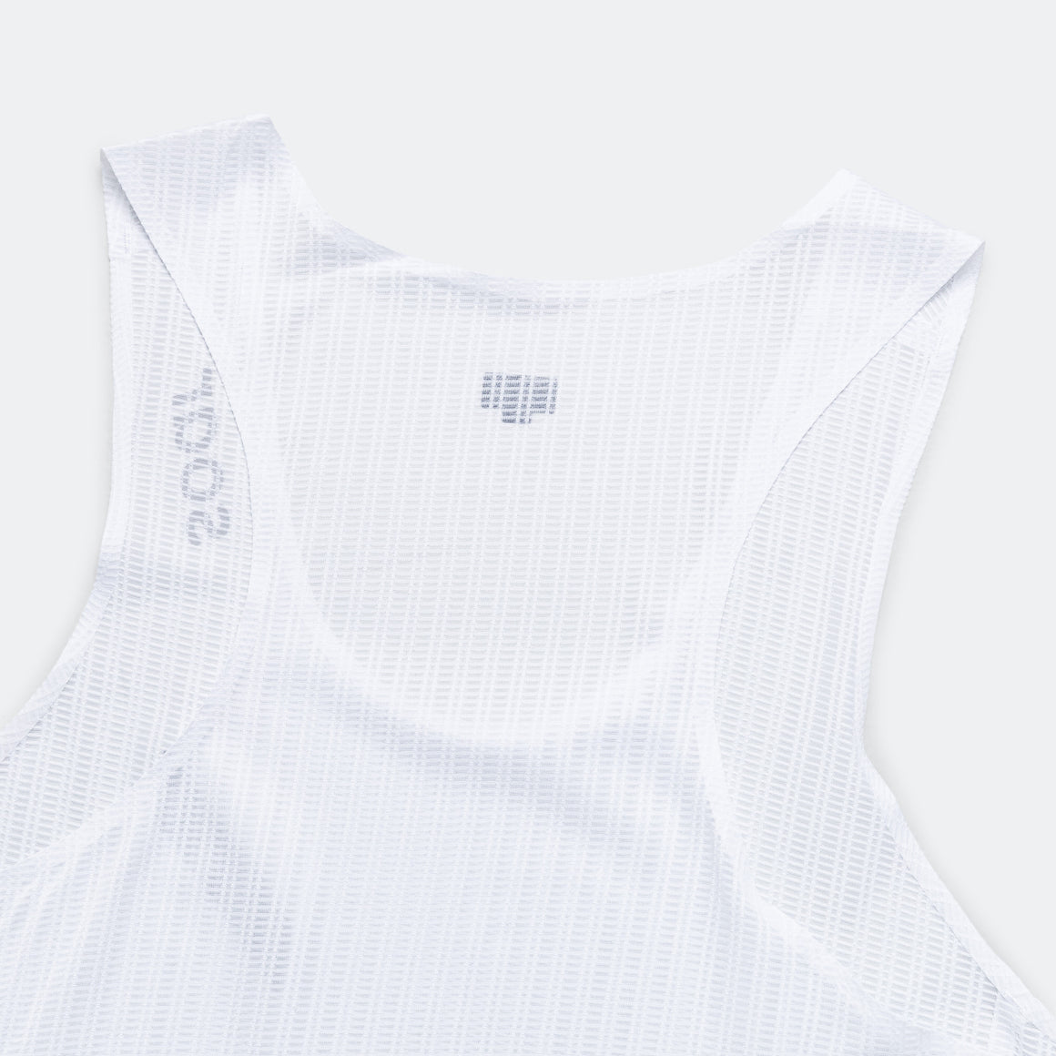 Soar - Mens Race Vest - White/White - Up There Athletics
