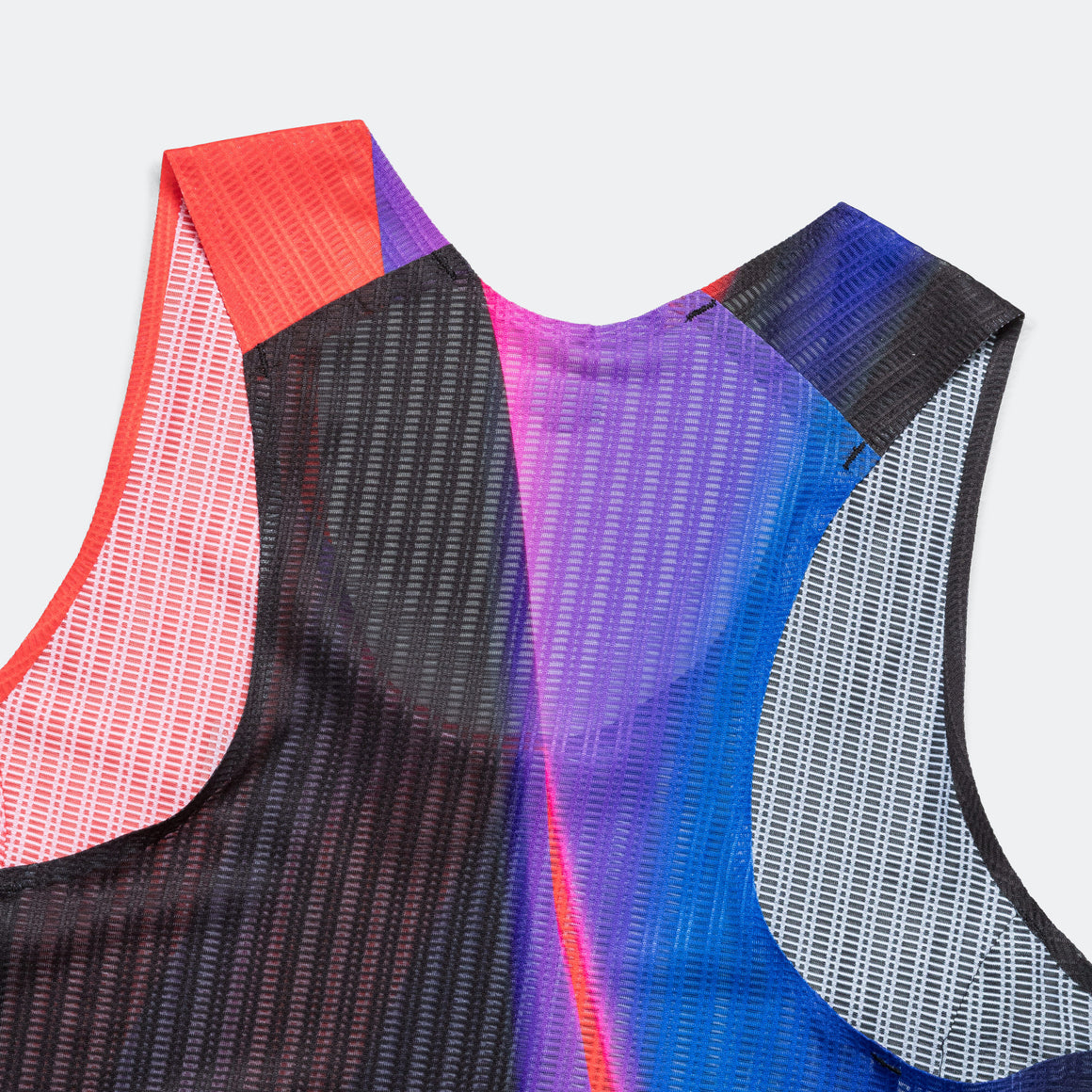 Soar - Womens Race Vest - Black/Blue/Red - Up There Athletics