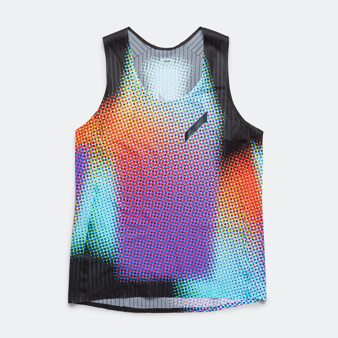 Soar - Womens Race Vest - Black Dot - Up There Athletics