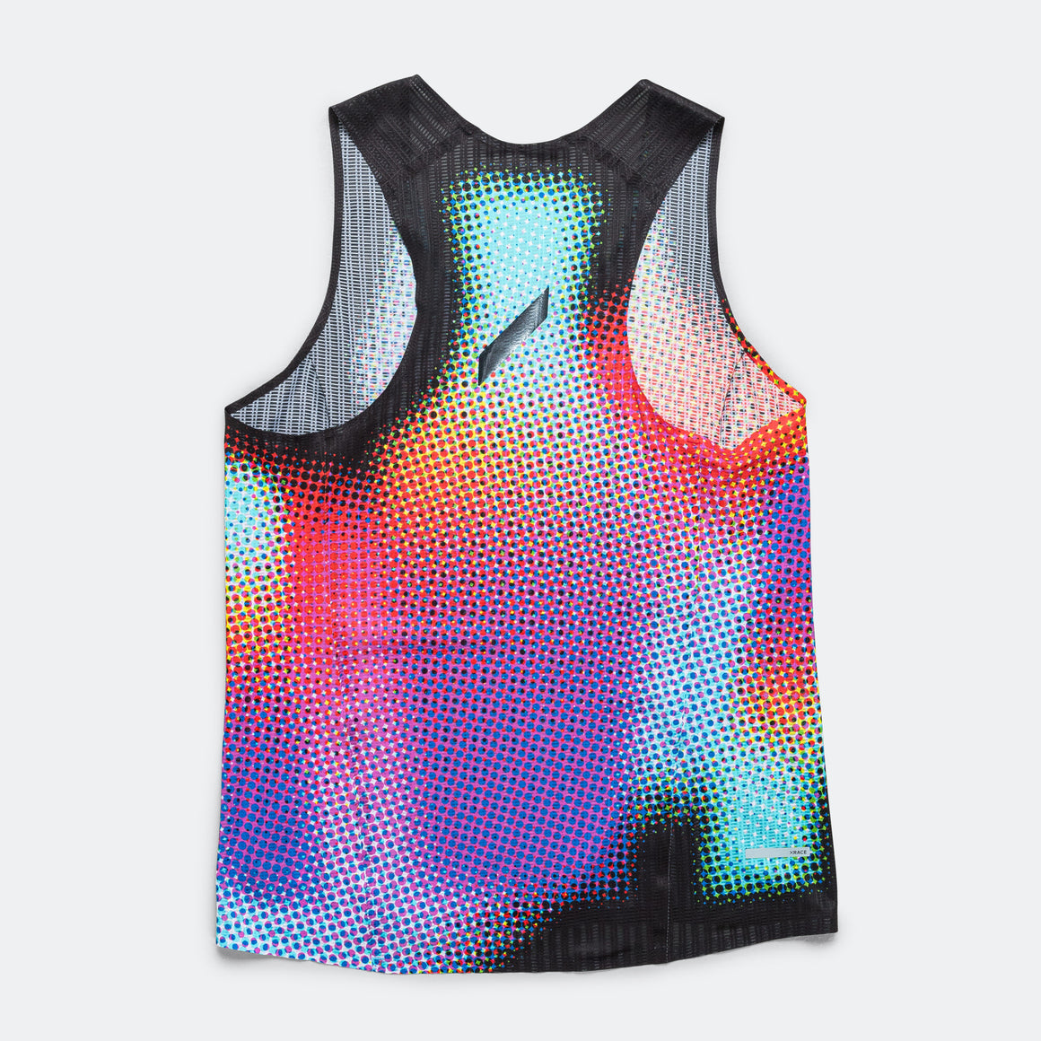 Soar - Womens Race Vest - Black Dot - Up There Athletics