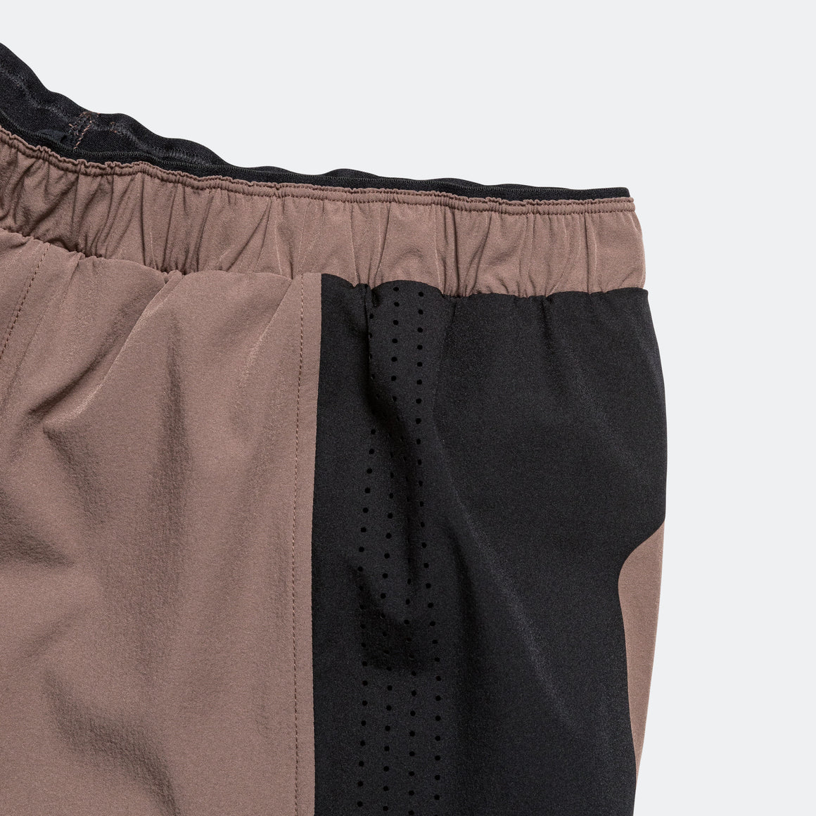 Soar - Womens Run Shorts x Norda - Black/Deep Taupe - Up There Athletics