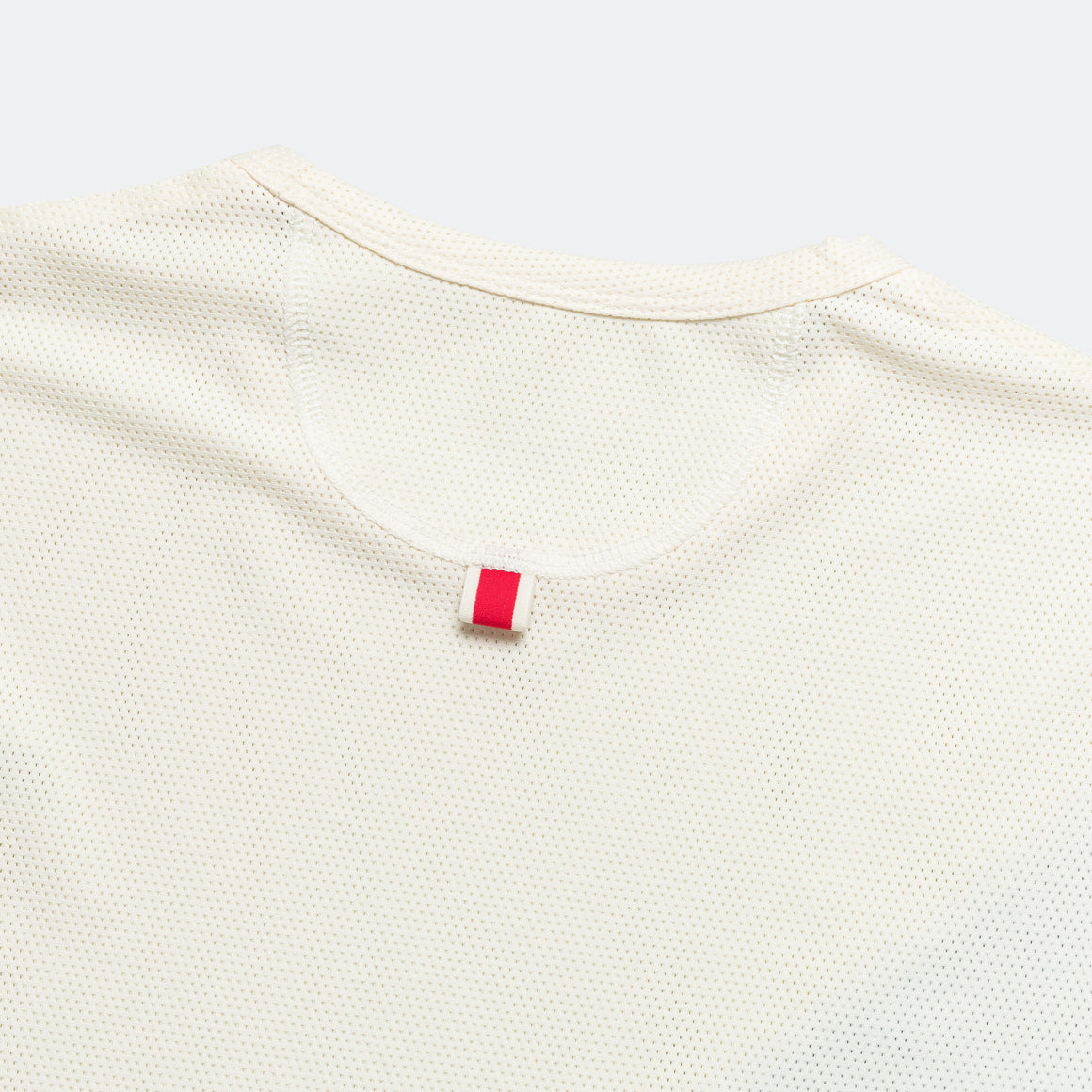 Tracksmith - Mens Van Cortlandt Long Sleeve - Ivory/Royal Stripe - Up There Athletics