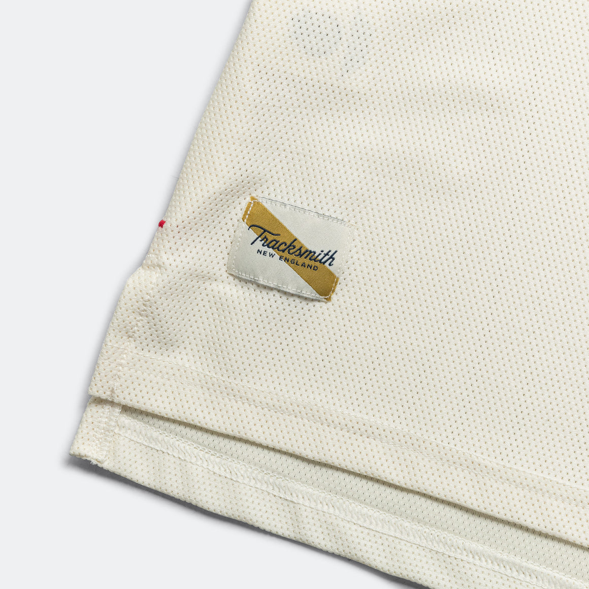 Tracksmith - Mens Van Cortlandt Short Sleeve - Ivory/Loden/Ivory - Up There Athletics