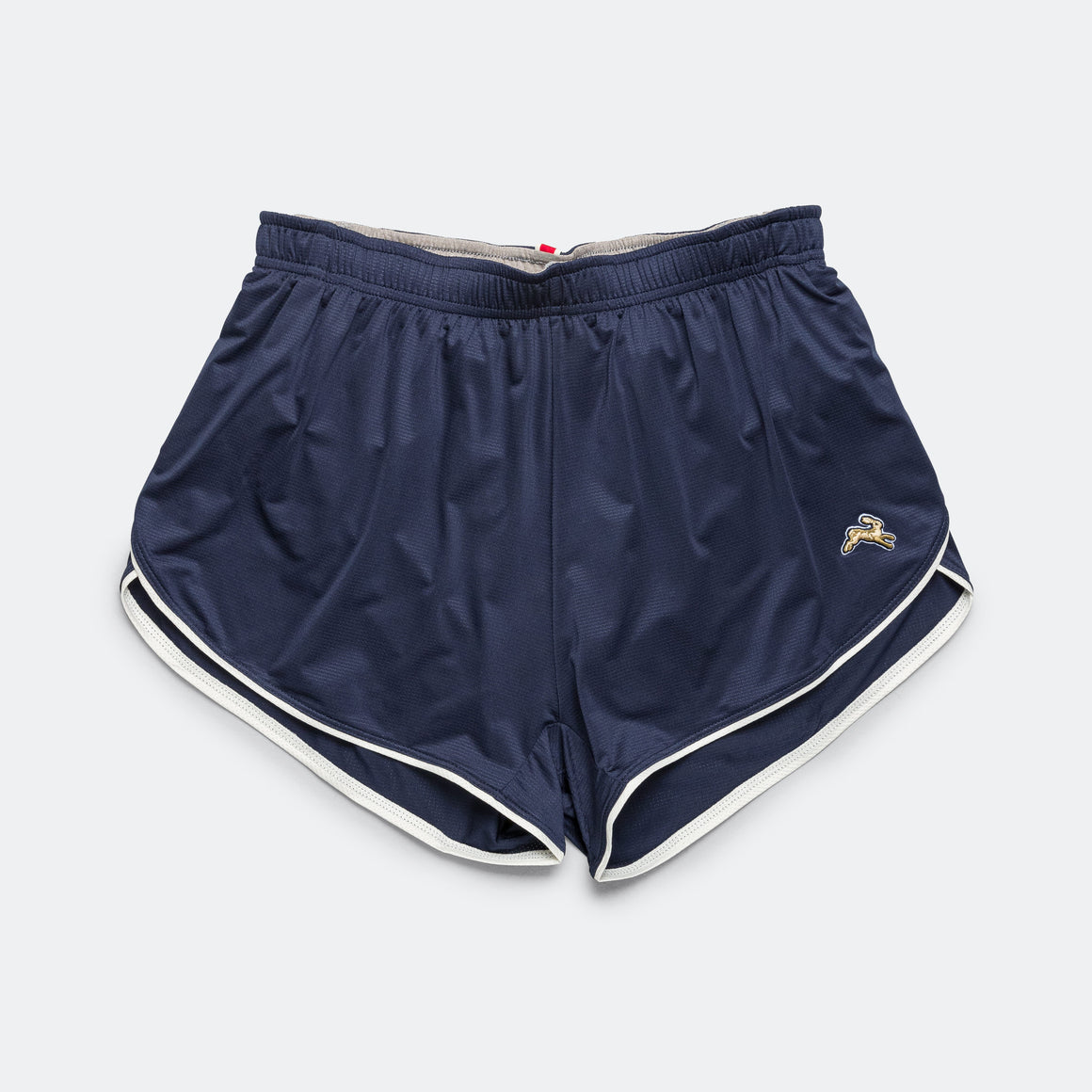 Tracksmith - Mens Twilight Split Shorts - Navy/Ivory - Up There Athletics