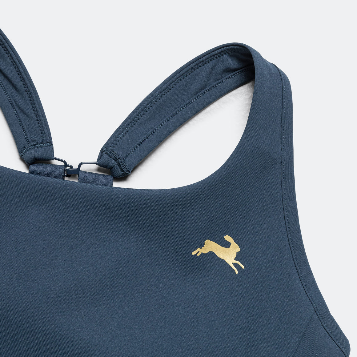 Tracksmith - Womens Allston Adjustable Support Bra - Midnight - Up There Athletics