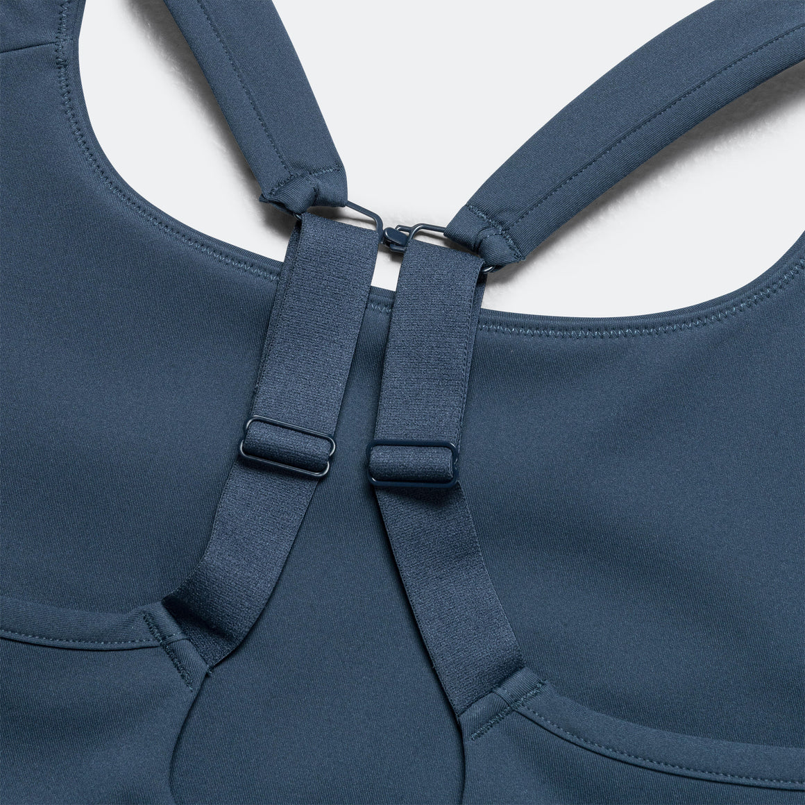 Tracksmith - Womens Allston Adjustable Support Bra - Midnight - Up There Athletics