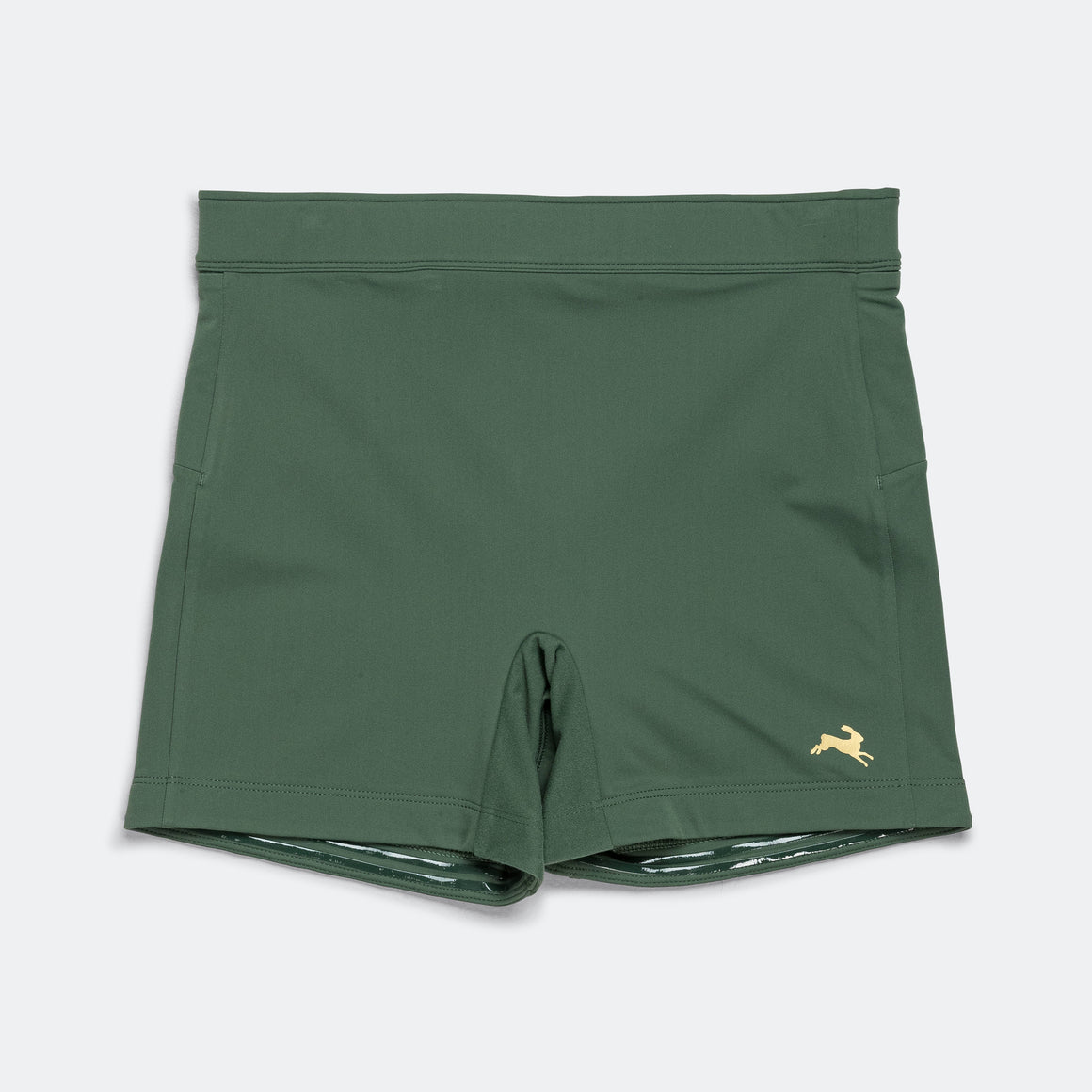 Tracksmith - Womens Turnover Half Tights - Emerald - Up There Athletics
